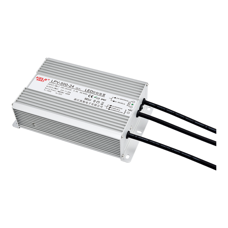 LPV-500-24 系列 恒壓+恒功率型LED驅動器